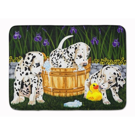 Carolines Treasures Pass the Soap Dalmatian Machine Washable Memory Foam Mat AMB1320RUG
